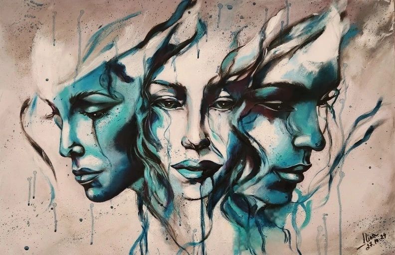 ArteDiAlina.com painting: The Fates